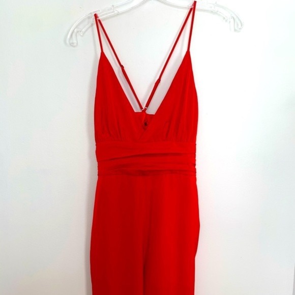 REVOLVE Lovers + Friends Red Let’s Dance Jumpsuit - Picture 3 of 4